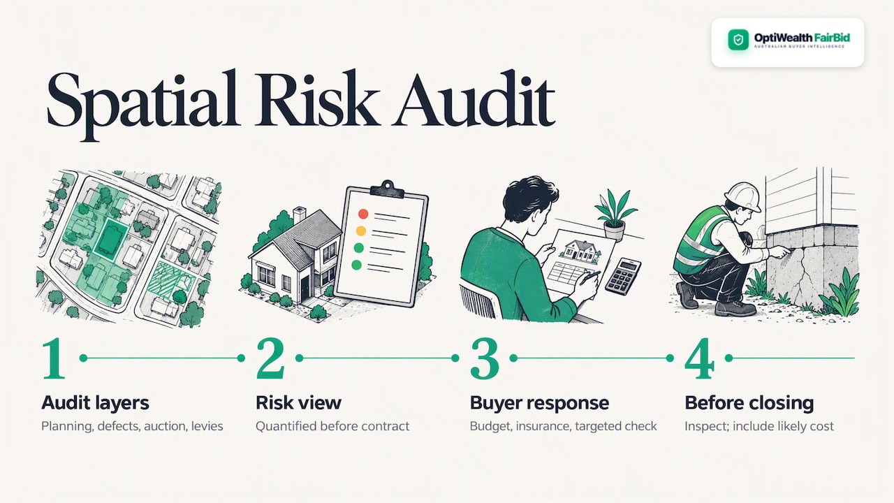 Property audit layers combined into a risk view